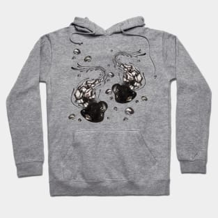 jellyfish ink drawing Hoodie